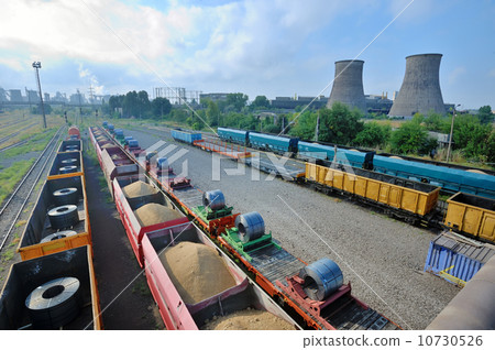 cargo train platform with role steel 10730526