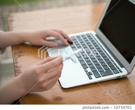 Airplane and women 10730701