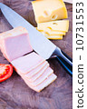 Sliced meat and cheese 10731553