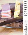Sliced meat and cheese 10731555