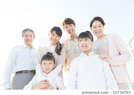 Three generations family Three generations family 10734763