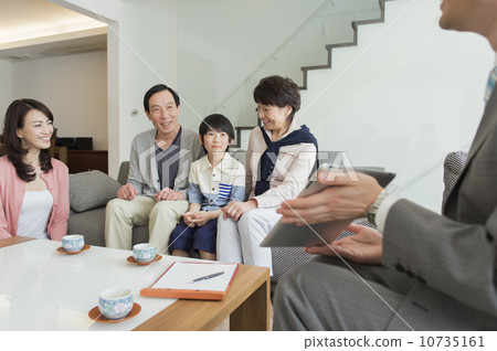 Three generation family Three generation family 10735161