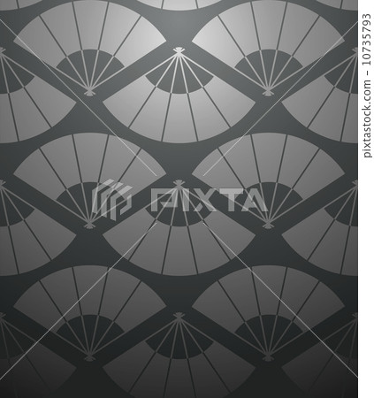 Chinese fan pattern-插圖素材 [10735793] - PIXTA圖庫
