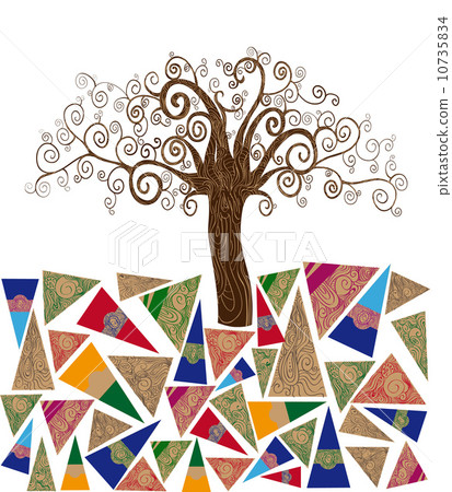 Art tree concept 10735834