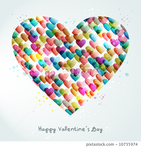 Valentine transparency heart love Valentine transparency heart love 10735974