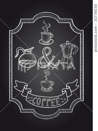 Coffee Chalkboard illustration 10736038