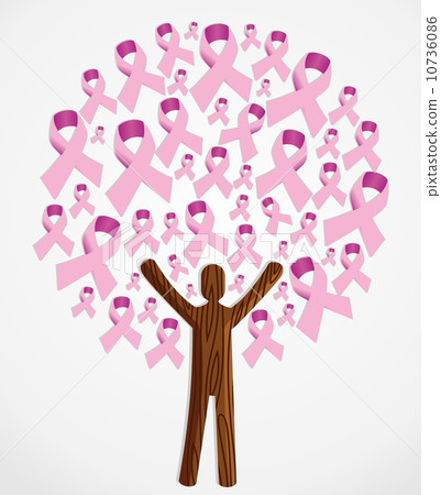 Breast cancer awareness tree Breast cancer awareness tree 10736086