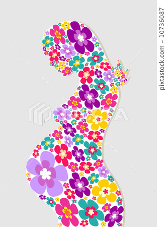 Spring flowers Mother woman Spring flowers Mother woman 10736087