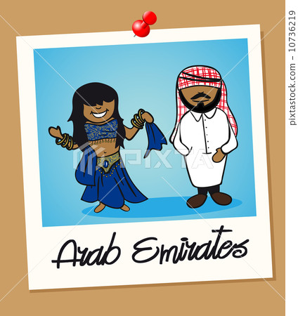 United Arab Emirates travel polaroid people 10736219
