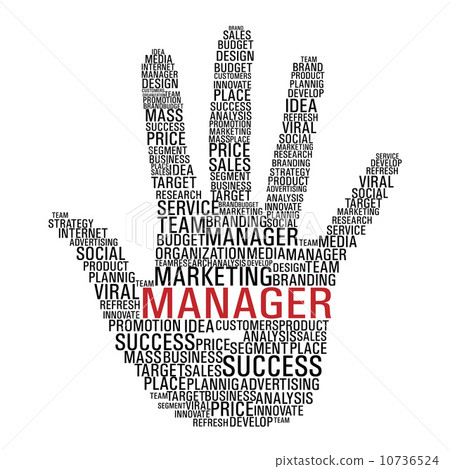 Marketing hand communication. 10736524