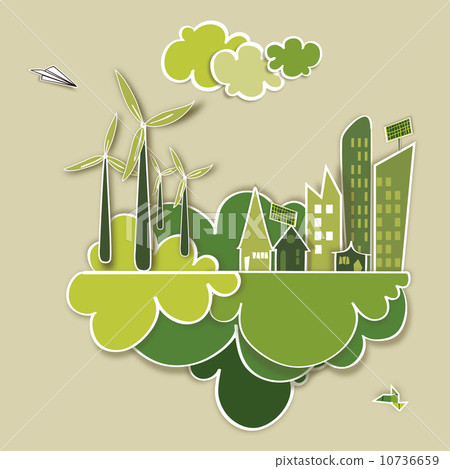 Go green concept city 10736659