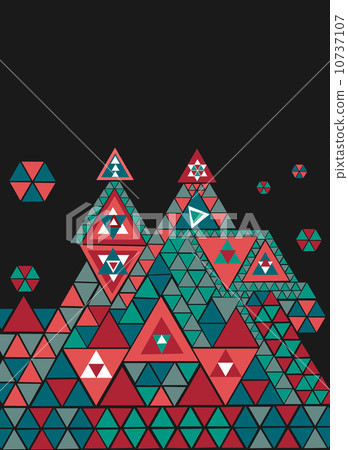 Abstract geometric figures. 10737107