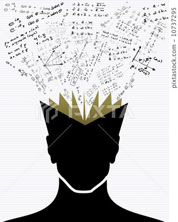 Education icons back to school human head book. Education icons back to school human head book. 10737295