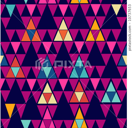Trendy vintage hipster geometric seamless pattern. 10737653