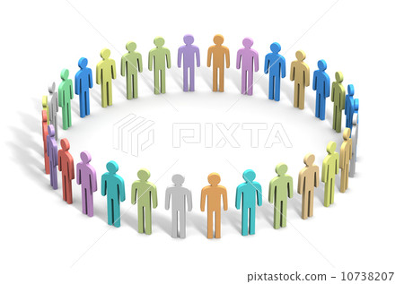 People who form a circle 10738207