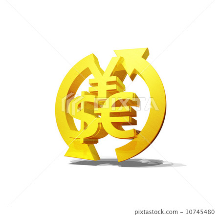 Currency and foreign exchange gear / yen, dollar, euro 10745480
