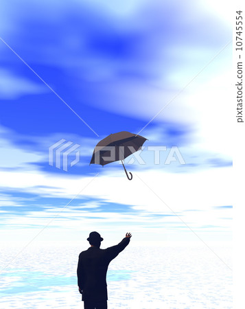 Umbrella and man Umbrella and man 10745554