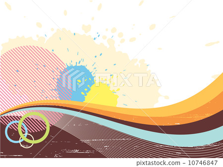 frame with grunge effect.Vector for text 10746847