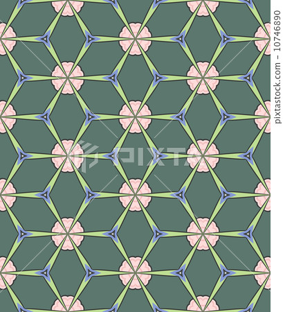 Vector seamless abstract geometric pattern - Stock Illustration ...