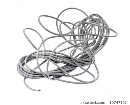 Wire Isolated on White Background Wire Isolated on White Background 10747162
