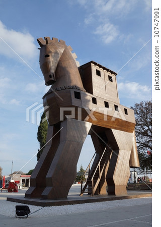 Ilios ruins Trojan horse 10747991