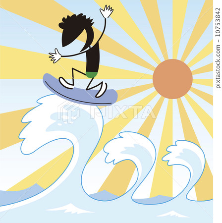 A man who enjoys surfing A man who enjoys surfing 10753842