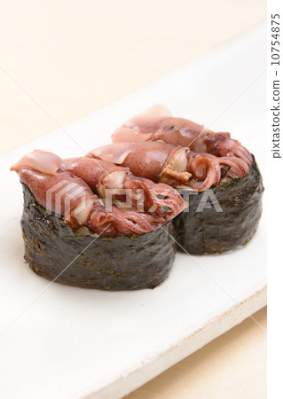 Delicious hot pot sushi 10754875