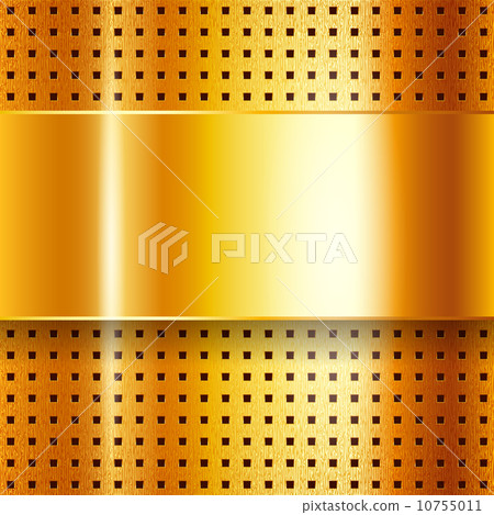 Scratched, on gold chrome background Scratched, on gold chrome background 10755011