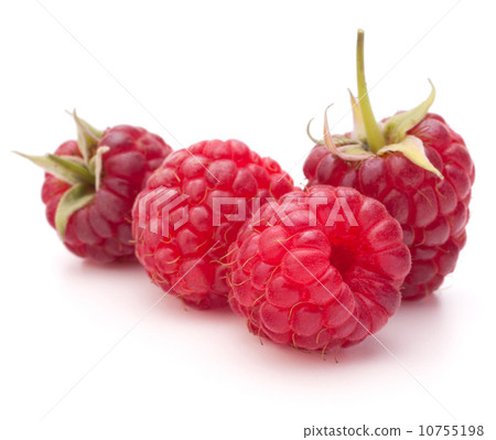 Sweet raspberry isolated on white background cutout Sweet raspberry isolated on white background cutout 10755198