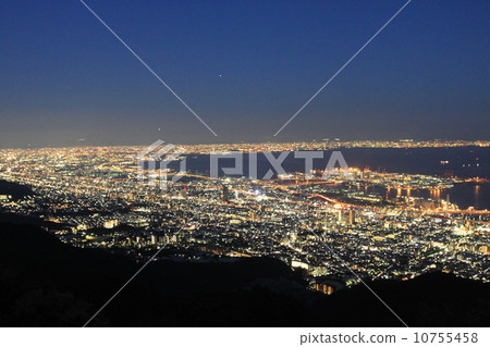 Rokko mountain night view Rokko mountain night view 10755458