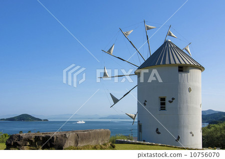 橄欖園希臘風車 10756070