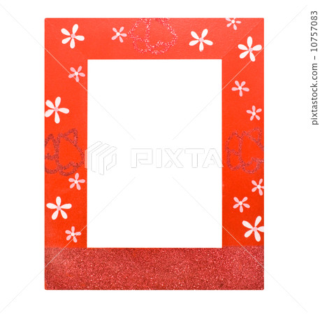 Red photo frame Red photo frame 10757083