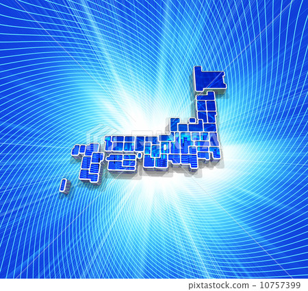 Japanese map in urban space / City of night view Japanese map in urban space / City of night view 10757399