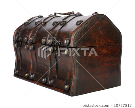 Wooden chest. Wooden chest. 10757812
