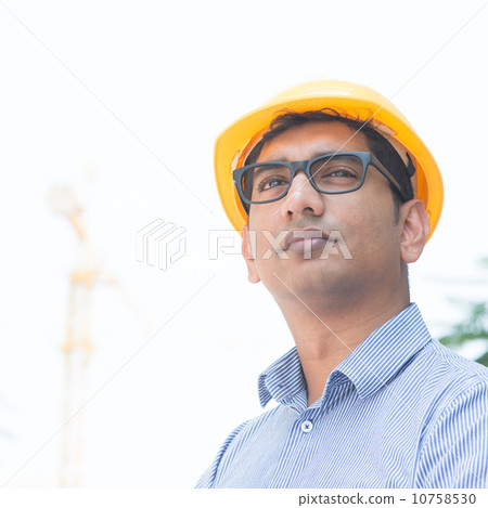 Asian Indian engineer portrait 10758530