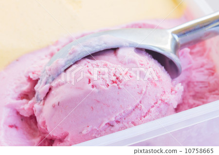 scoop of strawberry icecream scoop of strawberry icecream 10758665