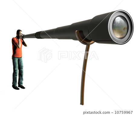 Photographer with long lens 10759967