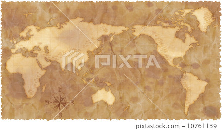 Antique-style world map Antique-style world map 10761139