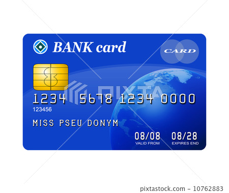 Isolated credit card 10762883
