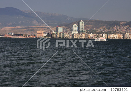 General view on Izmir from sea, Turkey General view on Izmir from sea, Turkey 10763501