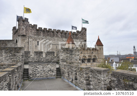 Gravesteen castle in Ghent, Belgium 10763510