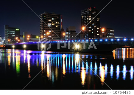 Wanayobashi night view light up 10764485