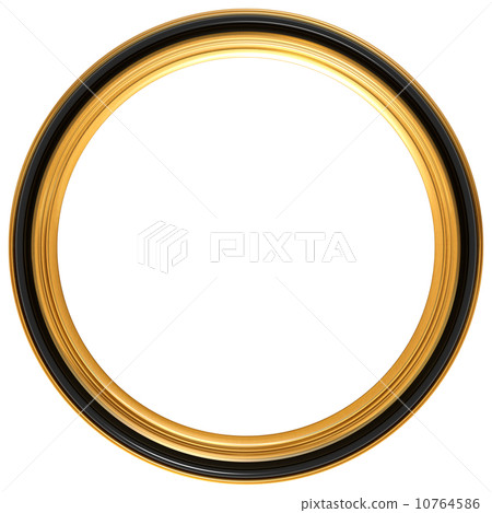 Circular antique picture frame 10764586