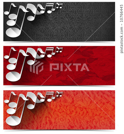 Three Musical Banners - N2 Three Musical Banners - N2 10766445