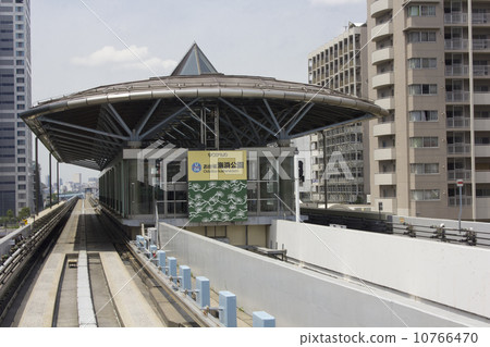 Yurikamome, Odaiba Beach Park Station Yurikamome, Odaiba Beach Park Station 10766470