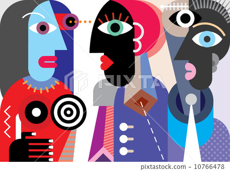 Group of people talking 10766478