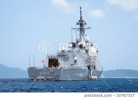 Escort ship Aegis warship Ashigara 10767357