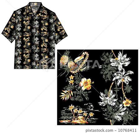 Hibiscus pattern Hibiscus pattern 10768411