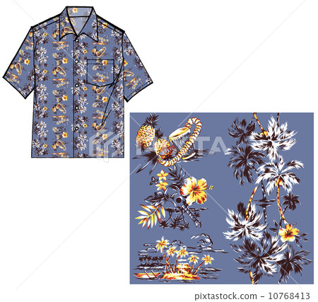 Hibiscus pattern Hibiscus pattern 10768413