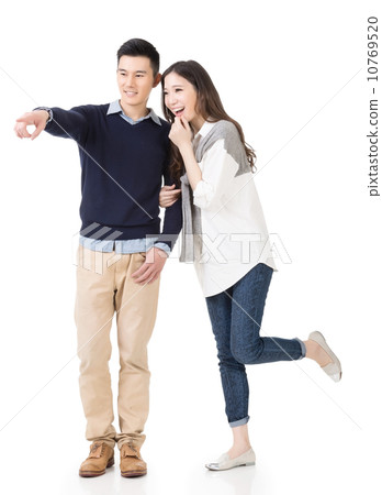 Young attractive Asian couple Young attractive Asian couple 10769520